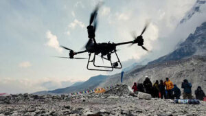 DJI drone Flycart 30 makes historic delivery on Mount Everest