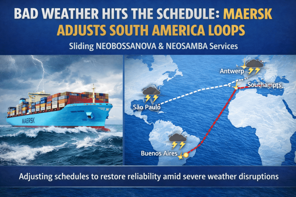 Maersk Announces Blank Sailings